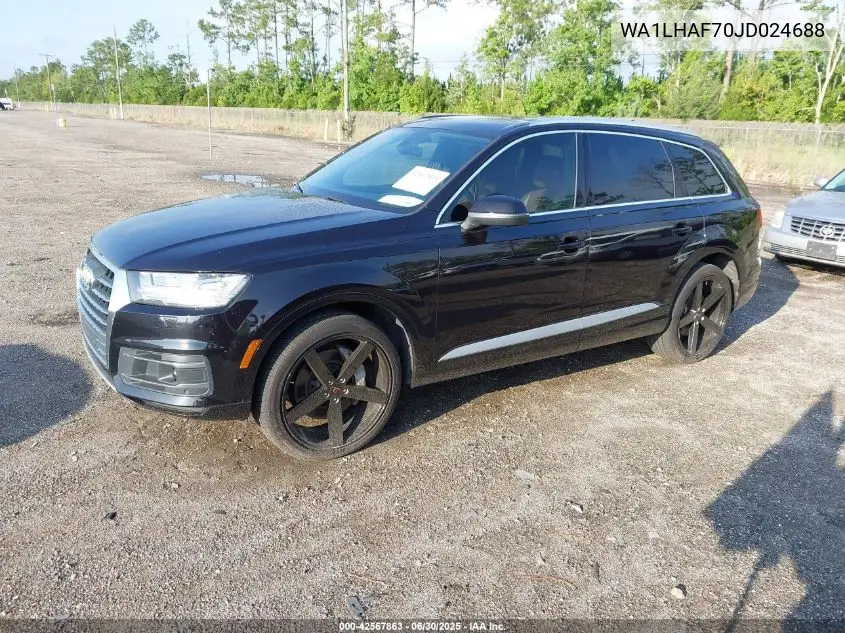 2018 Audi Q7 2.0T Premium VIN: WA1LHAF70JD024688 Lot: 42567863