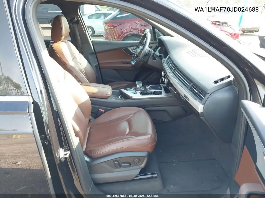 2018 Audi Q7 2.0T Premium VIN: WA1LHAF70JD024688 Lot: 42567863