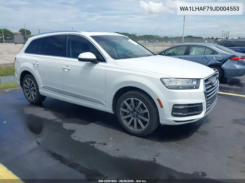 2018 Audi Q7 2.0T Premium VIN: WA1LHAF79JD004553 Lot: 42591653
