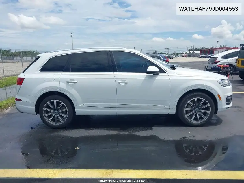 2018 Audi Q7 2.0T Premium VIN: WA1LHAF79JD004553 Lot: 42591653