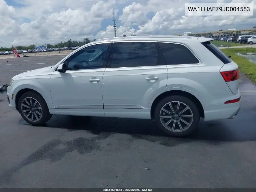 2018 Audi Q7 2.0T Premium VIN: WA1LHAF79JD004553 Lot: 42591653