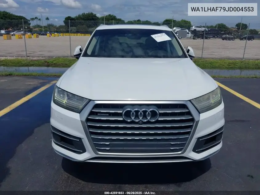2018 Audi Q7 2.0T Premium VIN: WA1LHAF79JD004553 Lot: 42591653