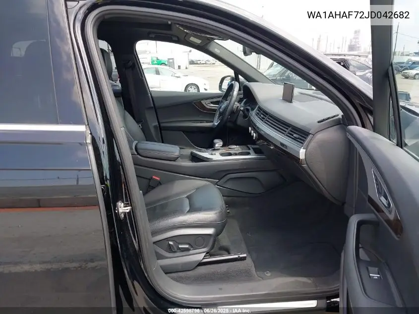 2018 Audi Q7 2.0T Premium VIN: WA1AHAF72JD042682 Lot: 42598796