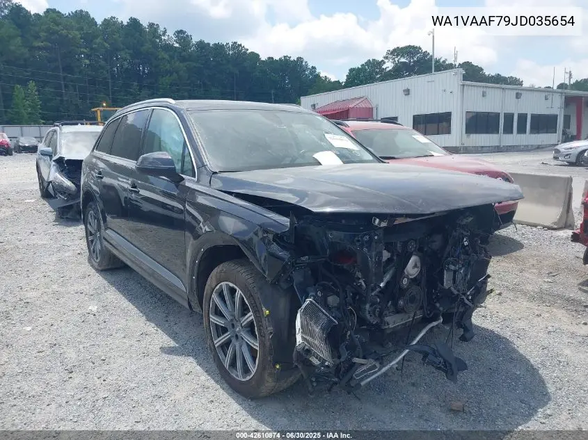 2018 Audi Q7 3.0T Premium VIN: WA1VAAF79JD035654 Lot: 42610874