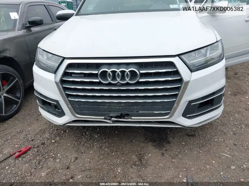 2019 Audi Q7 55 Premium/55 Se Premium VIN: WA1LAAF7XKD006382 Lot: 42225861
