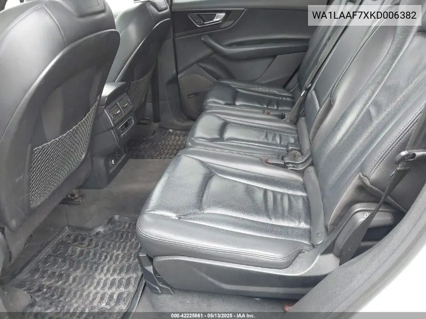 2019 Audi Q7 55 Premium/55 Se Premium VIN: WA1LAAF7XKD006382 Lot: 42225861