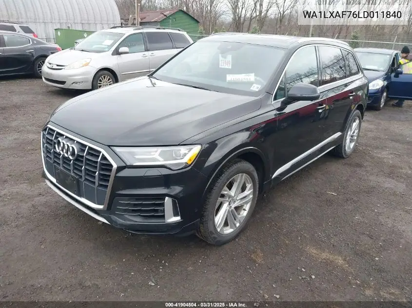 2020 Audi Q7 Premium Plus 55 Tfsi Quattro Tiptronic VIN: WA1LXAF76LD011840 Lot: 41904504