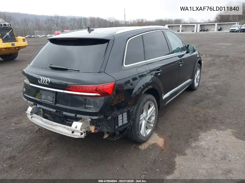 2020 Audi Q7 Premium Plus 55 Tfsi Quattro Tiptronic VIN: WA1LXAF76LD011840 Lot: 41904504