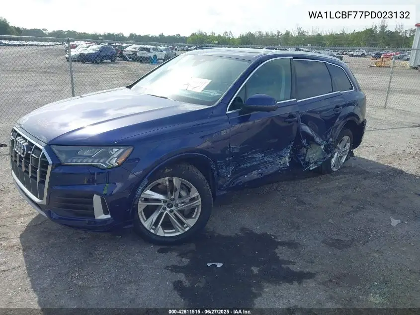 2023 Audi Q7 Premium Plus 45 Tfsi Quattro Tiptronic VIN: WA1LCBF77PD023132 Lot: 42611515
