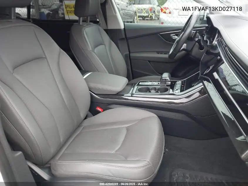 2019 Audi Q8 55 Premium VIN: WA1FVAF13KD027118 Lot: 42580289
