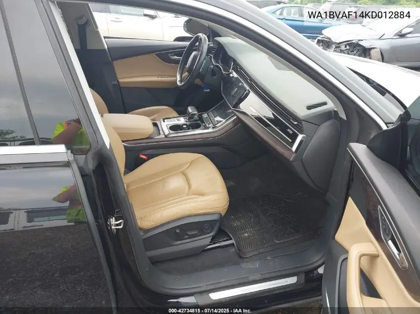 2019 Audi Q8 55 Premium VIN: WA1BVAF14KD012884 Lot: 42734815
