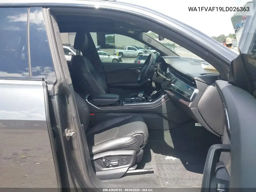 2020 Audi Q8 Prestige 55 Tfsi Quattro Tiptronic VIN: WA1FVAF19LD026363 Lot: 42625743