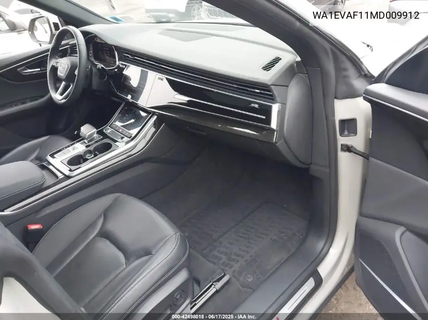 2021 Audi Q8 Premium Plus 55 Tfsi Quattro Tiptronic VIN: WA1EVAF11MD009912 Lot: 42498018