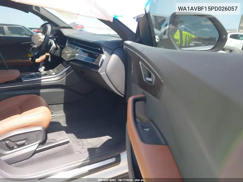 2023 Audi Q8 Premium 55 Tfsi Quattro Tiptronic VIN: WA1AVBF15PD026057 Lot: 42515262