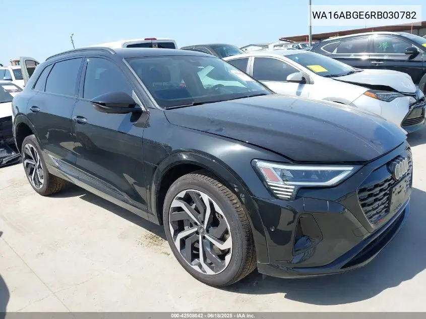 2024 Audi Q8 E-Tron Prestige Quattro VIN: WA16ABGE6RB030782 Lot: 42508042