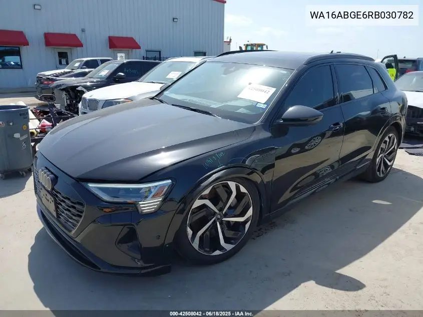2024 Audi Q8 E-Tron Prestige Quattro VIN: WA16ABGE6RB030782 Lot: 42508042
