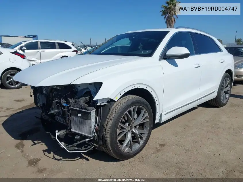 2024 Audi Q8 Premium Plus VIN: WA1BVBF19RD004747 Lot: 42638268