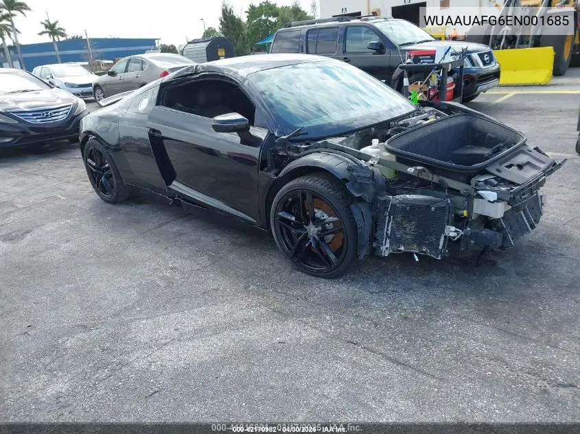 2014 Audi R8 4.2 VIN: WUAAUAFG6EN001685 Lot: 42170982
