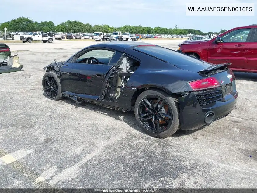 2014 Audi R8 4.2 VIN: WUAAUAFG6EN001685 Lot: 42170982
