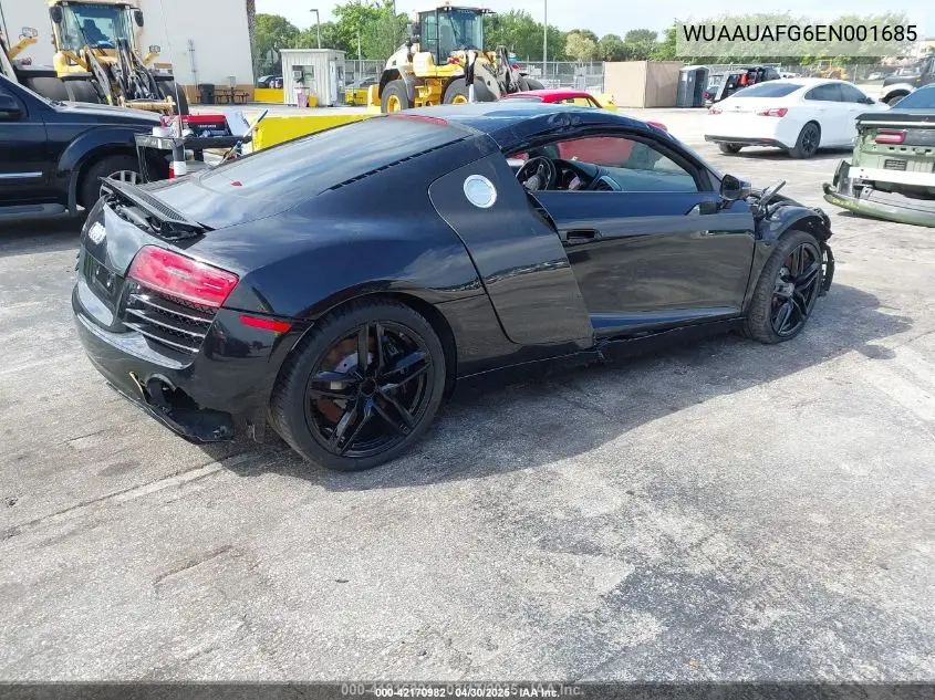 2014 Audi R8 4.2 VIN: WUAAUAFG6EN001685 Lot: 42170982