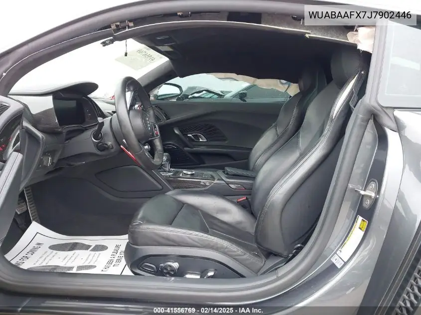 2018 Audi R8 5.2 V10 VIN: WUABAAFX7J7902446 Lot: 41556769