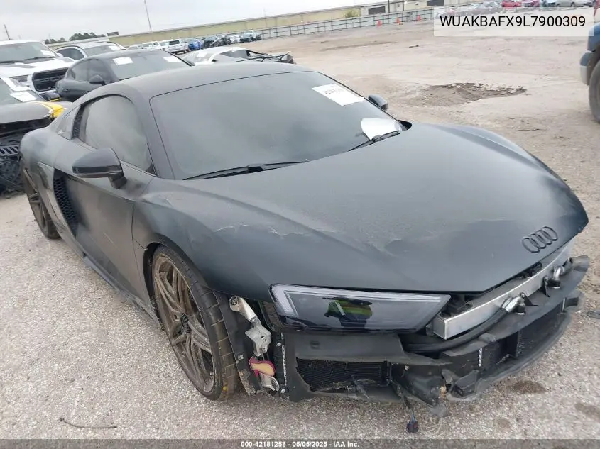 2020 Audi R8 V10 Performance Quattro S Tronic VIN: WUAKBAFX9L7900309 Lot: 42181258