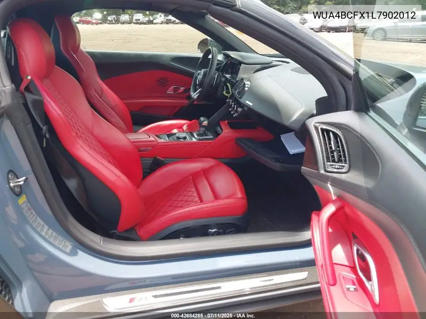 2020 Audi R8 Spyder V10 Performance Quattro S Tronic VIN: WUA4BCFX1L7902012 Lot: 42684285