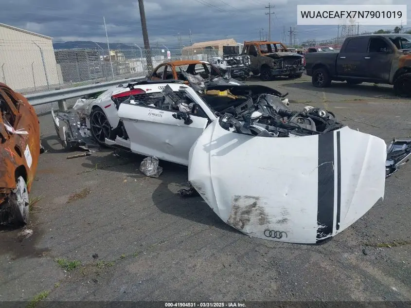 2022 Audi R8 V10 Performance Rwd S Tronic VIN: WUACEAFX7N7901019 Lot: 41904531