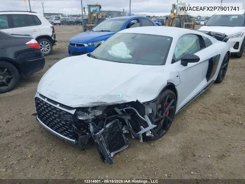 2023 Audi R8 VIN: WUACEAFX2P7901741 Lot: 12314801