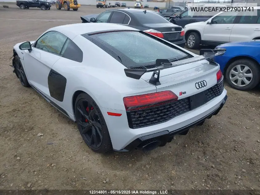 2023 Audi R8 VIN: WUACEAFX2P7901741 Lot: 12314801