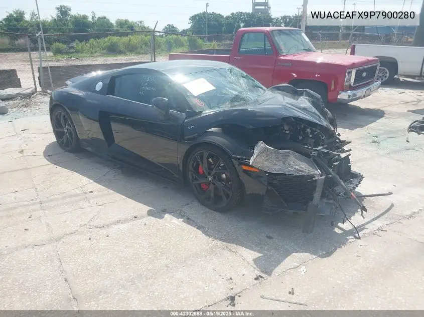 2023 Audi R8 V10 Performance Rwd S Tronic VIN: WUACEAFX9P7900280 Lot: 42302668