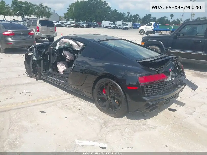 2023 Audi R8 V10 Performance Rwd S Tronic VIN: WUACEAFX9P7900280 Lot: 42302668