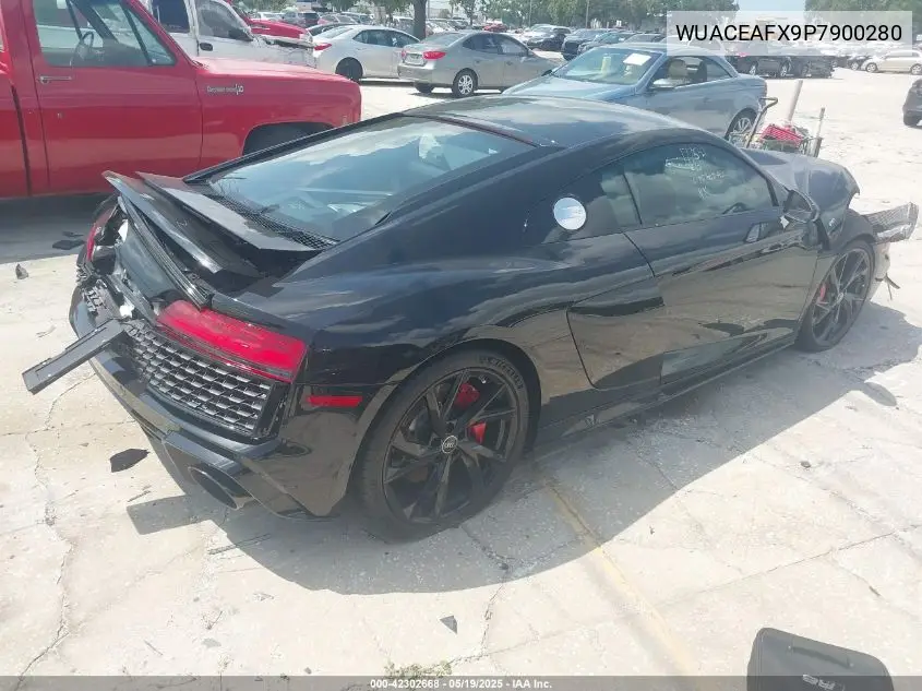 2023 Audi R8 V10 Performance Rwd S Tronic VIN: WUACEAFX9P7900280 Lot: 42302668