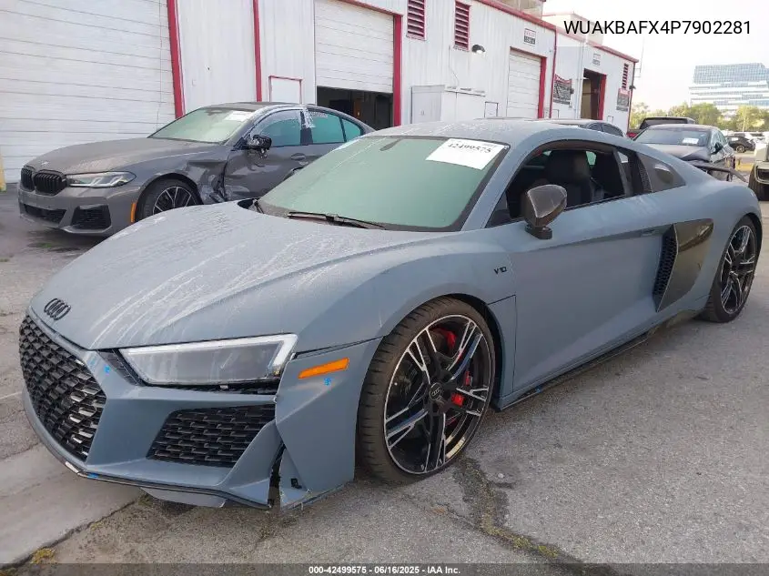 2023 Audi R8 V10 Performance Quattro S Tronic VIN: WUAKBAFX4P7902281 Lot: 42499575