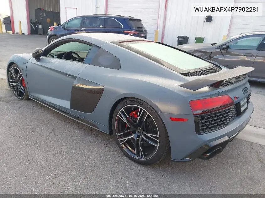 2023 Audi R8 V10 Performance Quattro S Tronic VIN: WUAKBAFX4P7902281 Lot: 42499575