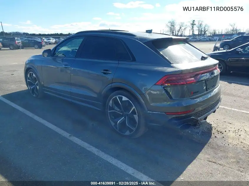2024 Audi Rs Q8 Tfsi Quattro Tiptronic VIN: WU1ARBF11RD005576 Lot: 41639891