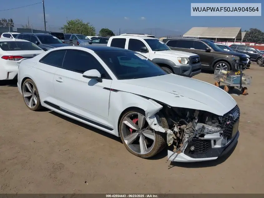 2018 Audi Rs 5 2.9T VIN: WUAPWAF50JA904564 Lot: 42554443