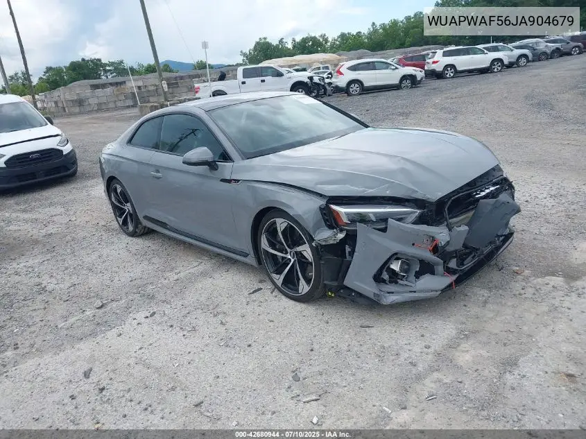 2018 Audi Rs 5 2.9T VIN: WUAPWAF56JA904679 Lot: 42680944