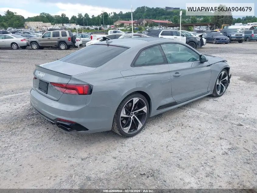 2018 Audi Rs 5 2.9T VIN: WUAPWAF56JA904679 Lot: 42680944