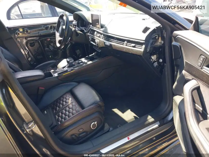2019 Audi Rs 5 2.9T VIN: WUABWCF56KA905421 Lot: 42495527
