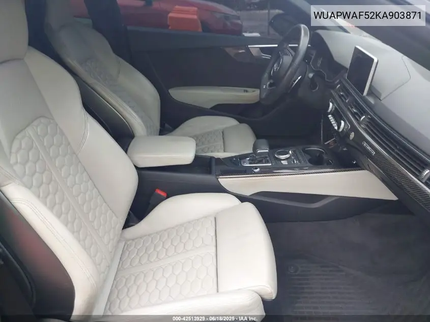 2019 Audi Rs 5 2.9T VIN: WUAPWAF52KA903871 Lot: 42513929