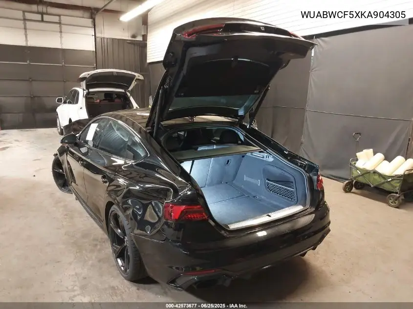 2019 Audi Rs 5 2.9T VIN: WUABWCF5XKA904305 Lot: 42573677