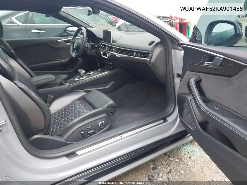 2019 Audi Rs 5 2.9T VIN: WUAPWAF52KA901456 Lot: 42694087