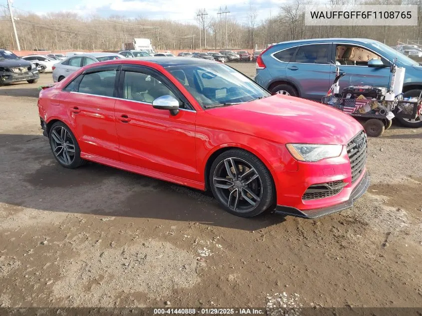 2015 Audi S3 2.0T Premium Plus VIN: WAUFFGFF6F1108765 Lot: 41440888