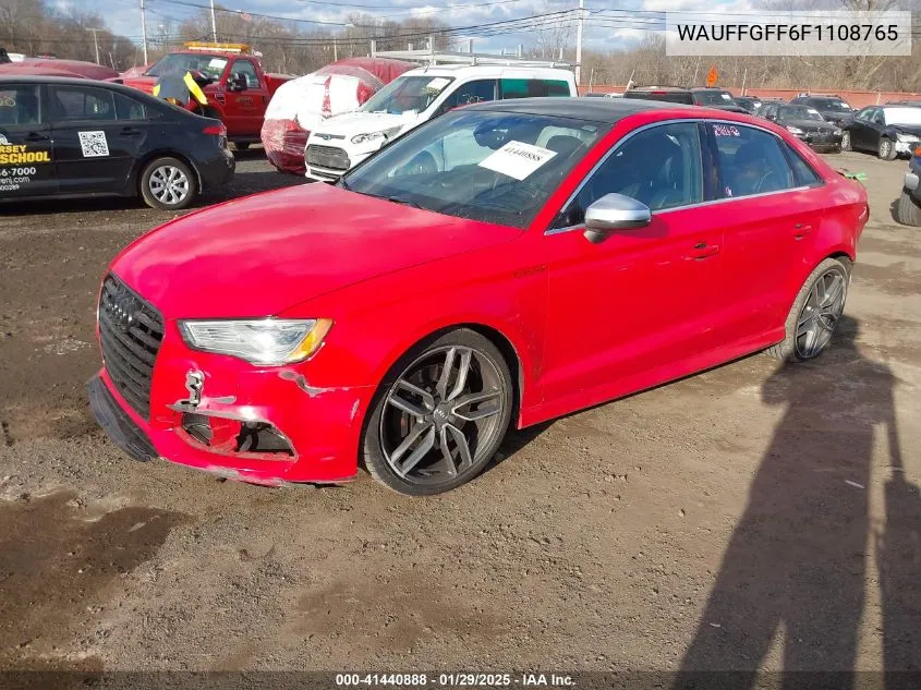 2015 Audi S3 2.0T Premium Plus VIN: WAUFFGFF6F1108765 Lot: 41440888