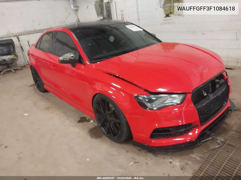 2015 Audi S3 2.0T Premium Plus VIN: WAUFFGFF3F1084618 Lot: 42095307