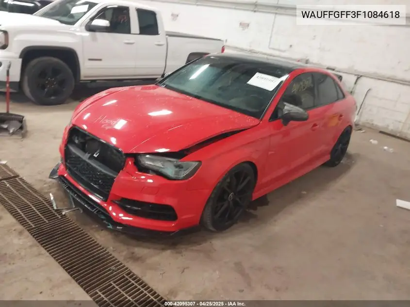 2015 Audi S3 2.0T Premium Plus VIN: WAUFFGFF3F1084618 Lot: 42095307