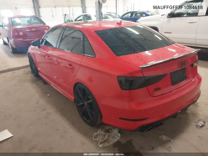 2015 Audi S3 2.0T Premium Plus VIN: WAUFFGFF3F1084618 Lot: 42095307