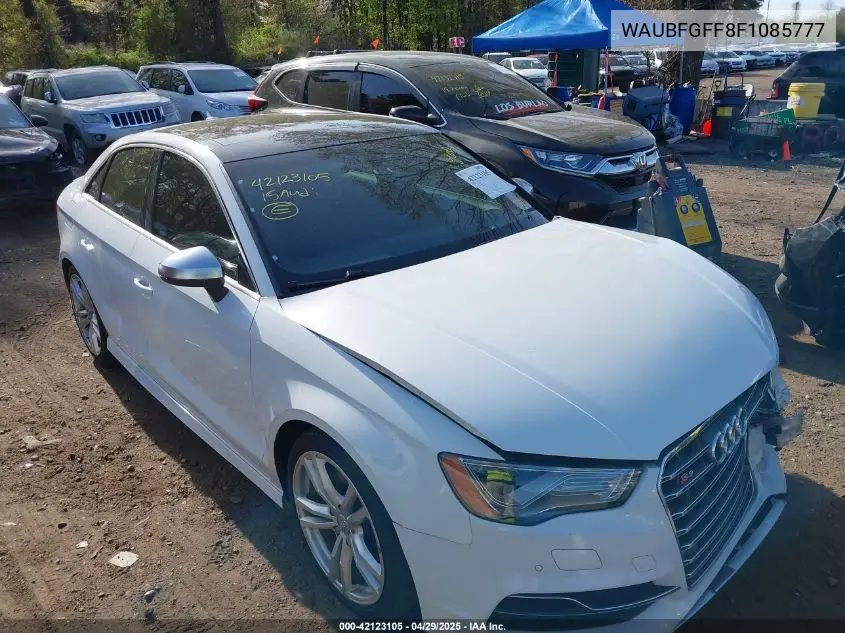 2015 Audi S3 2.0T Premium Plus VIN: WAUBFGFF8F1085777 Lot: 42123105