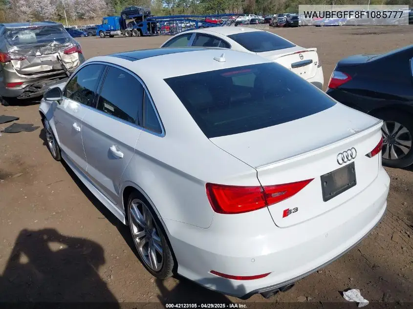 2015 Audi S3 2.0T Premium Plus VIN: WAUBFGFF8F1085777 Lot: 42123105